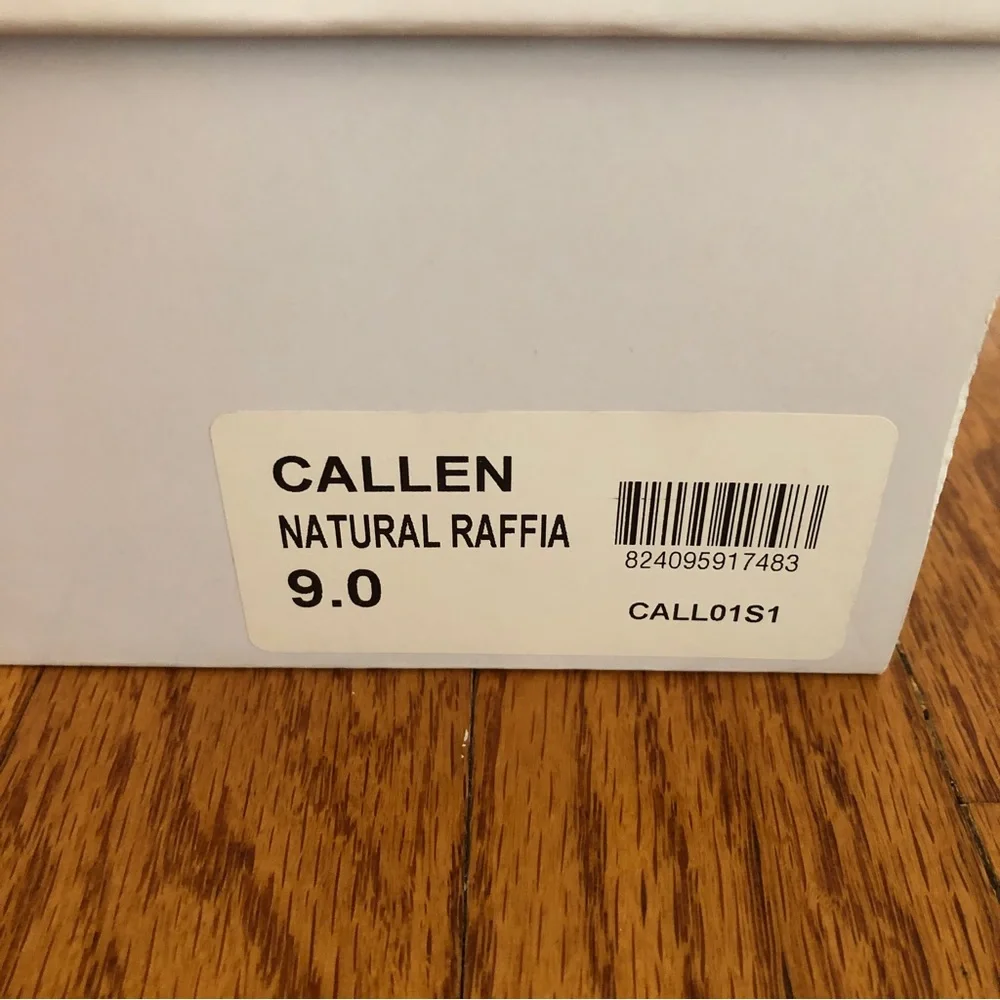 NWT Steve Madden Callen Raffia Heels - Picture 8 of 8